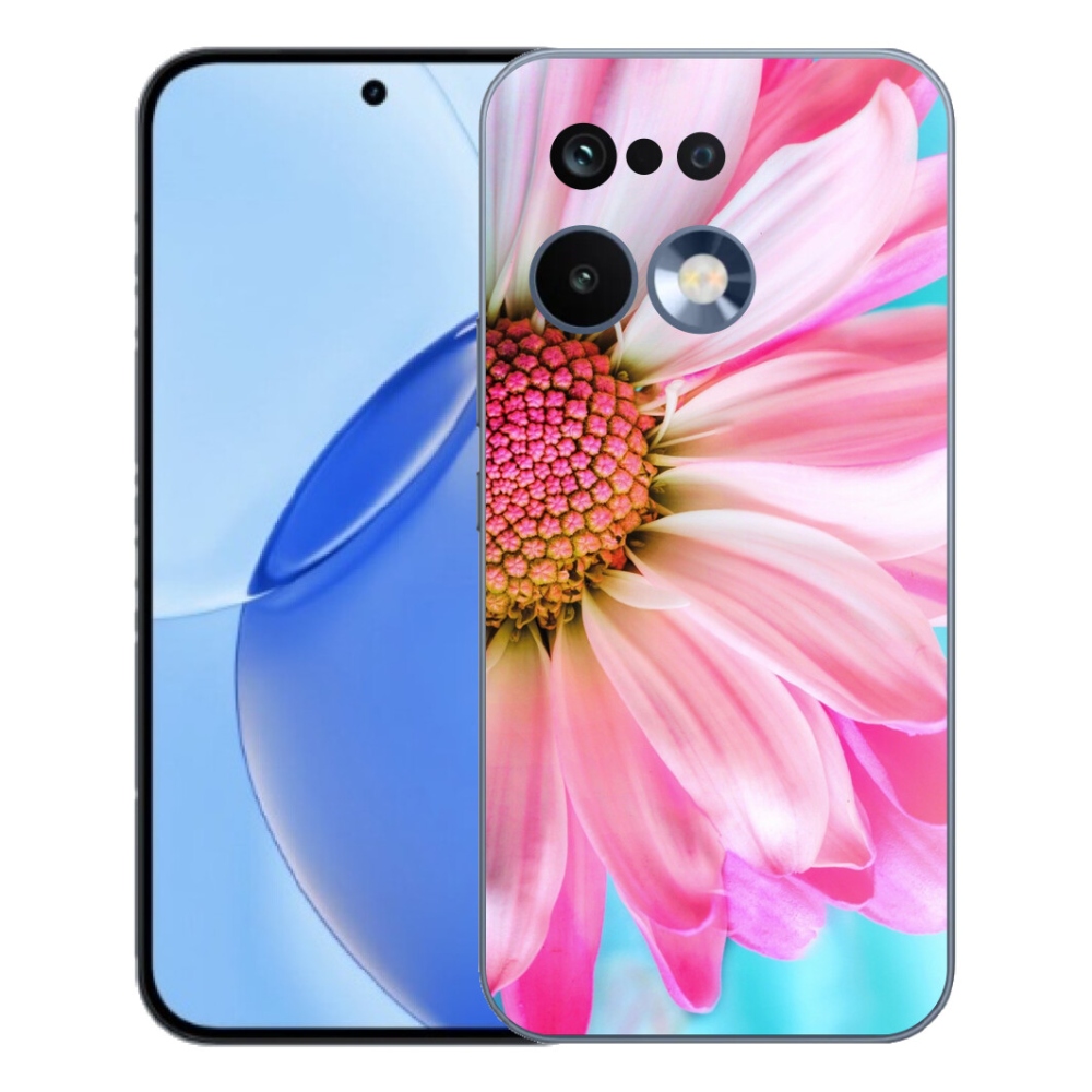 Gelový kryt mmCase na Realme 16 Pro - růžová květina