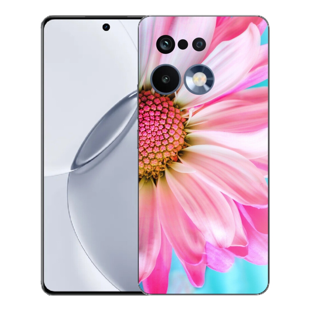 Gelový kryt mmCase na Realme 16 Pro+ - růžová květina