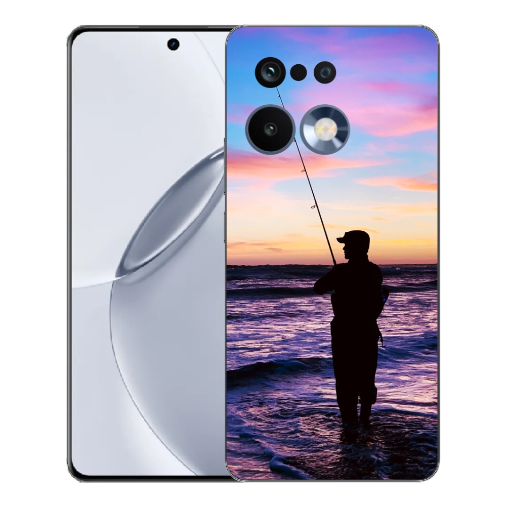 Gelový kryt mmCase na Realme 16 Pro+ - rybaření 1