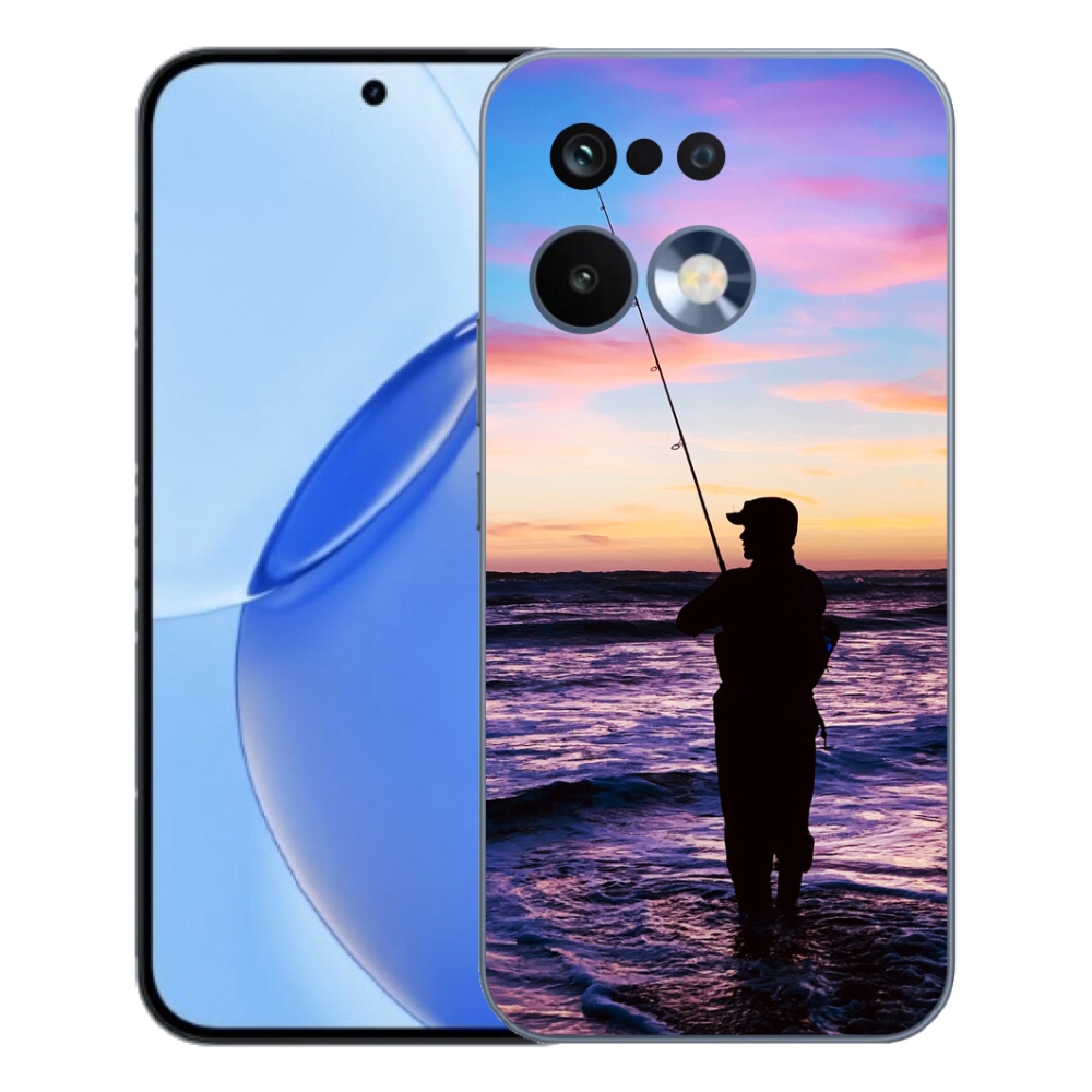 Gelový kryt mmCase na Realme 16 Pro - rybaření 1