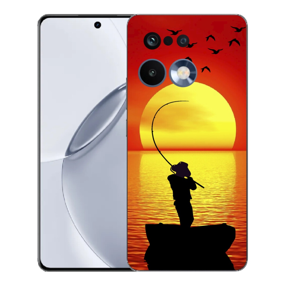 Gelový kryt mmCase na Realme 16 Pro+ - rybaření