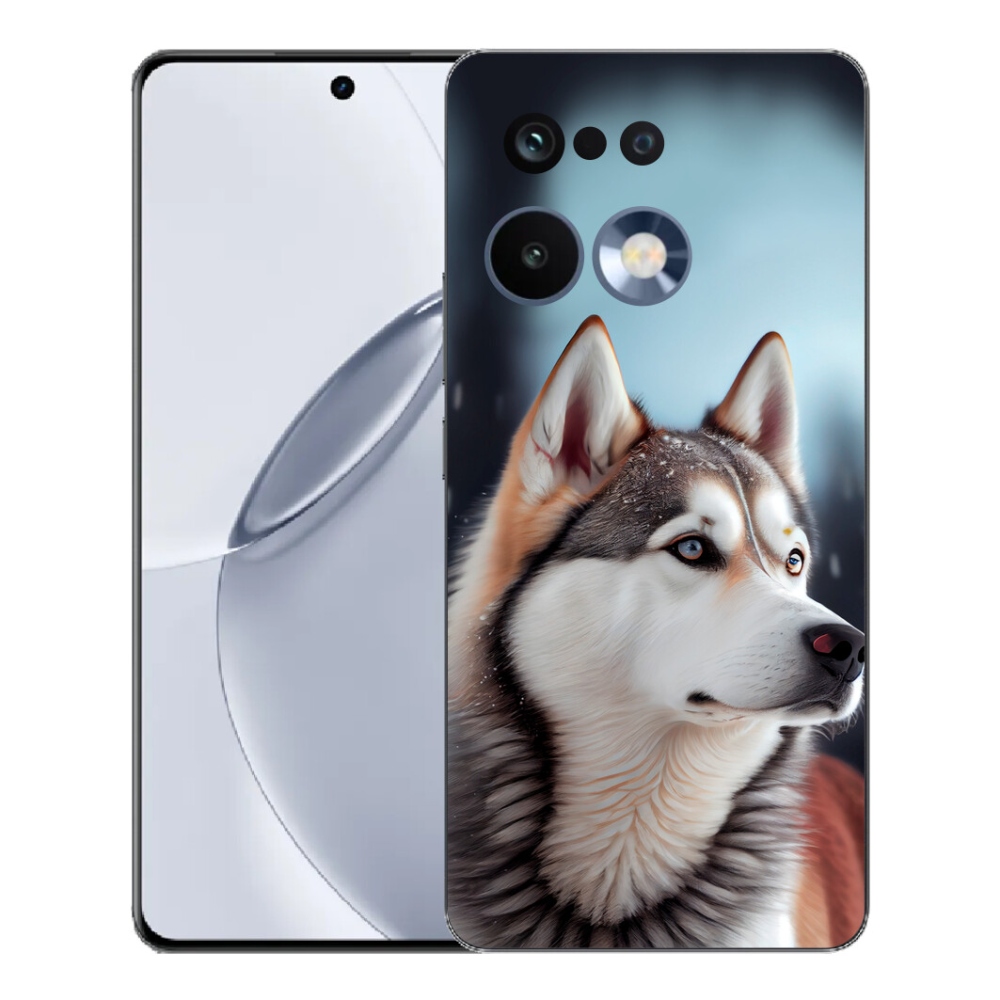 Gelový kryt mmCase na Realme 16 Pro+ - sibiřský husky