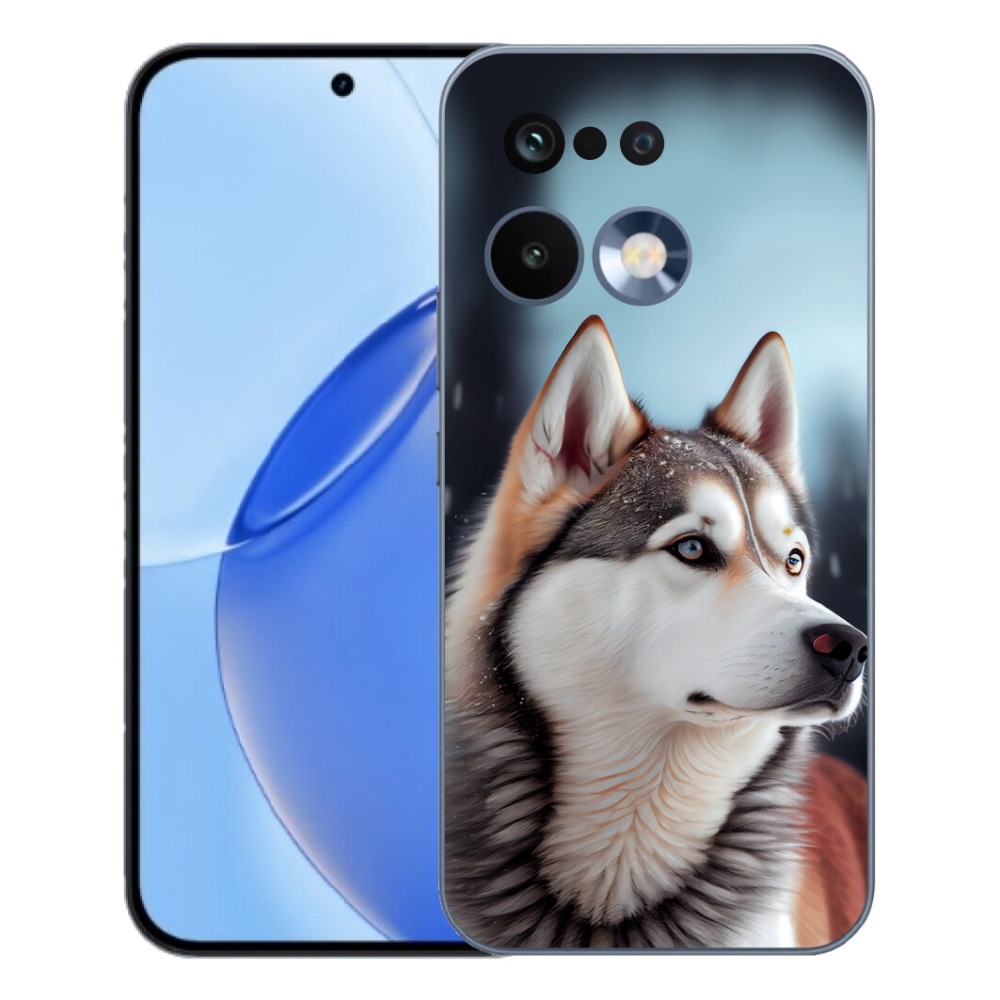 Gelový kryt mmCase na Realme 16 Pro - sibiřský husky