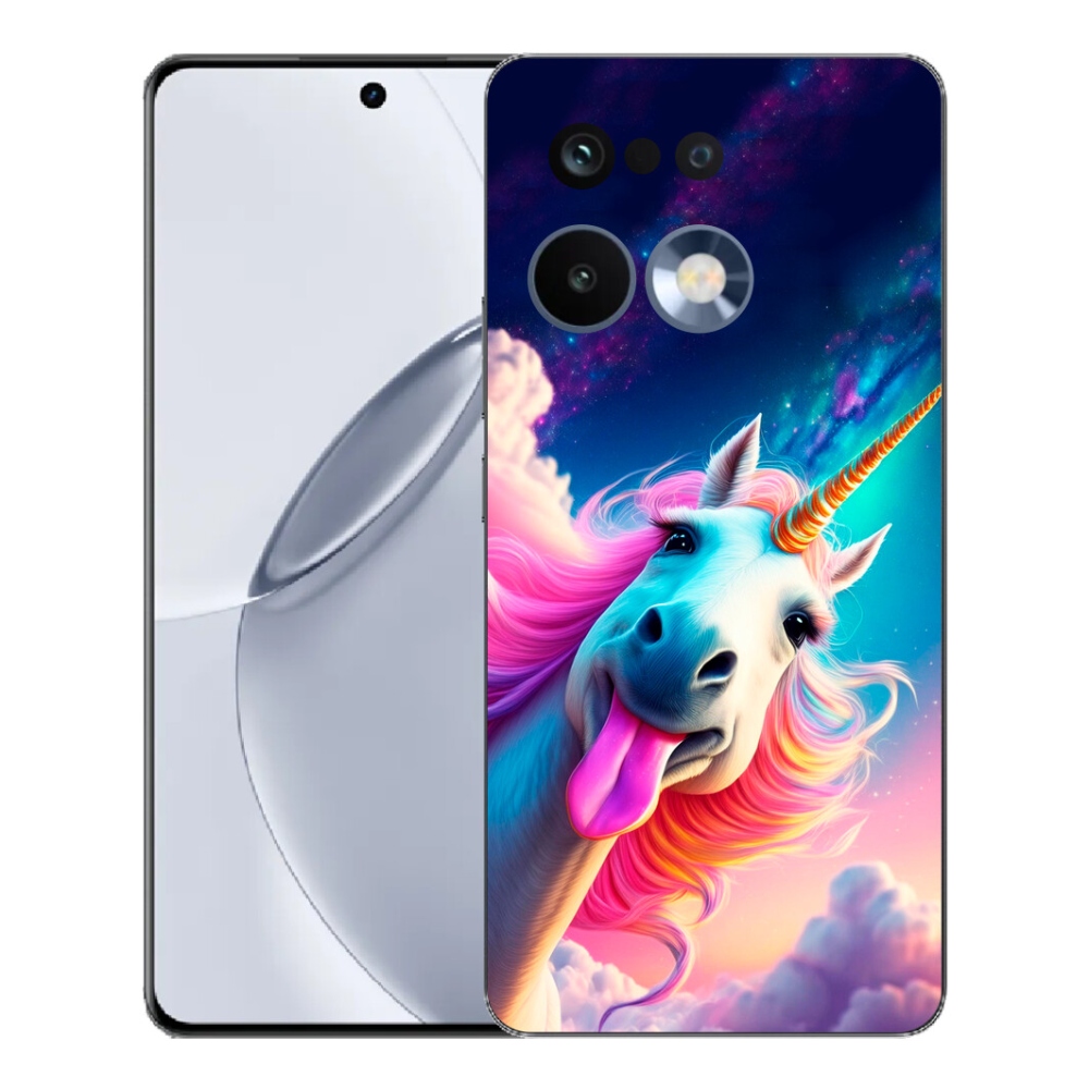 Gelový kryt mmCase na Realme 16 Pro+ - šílený jednorožec