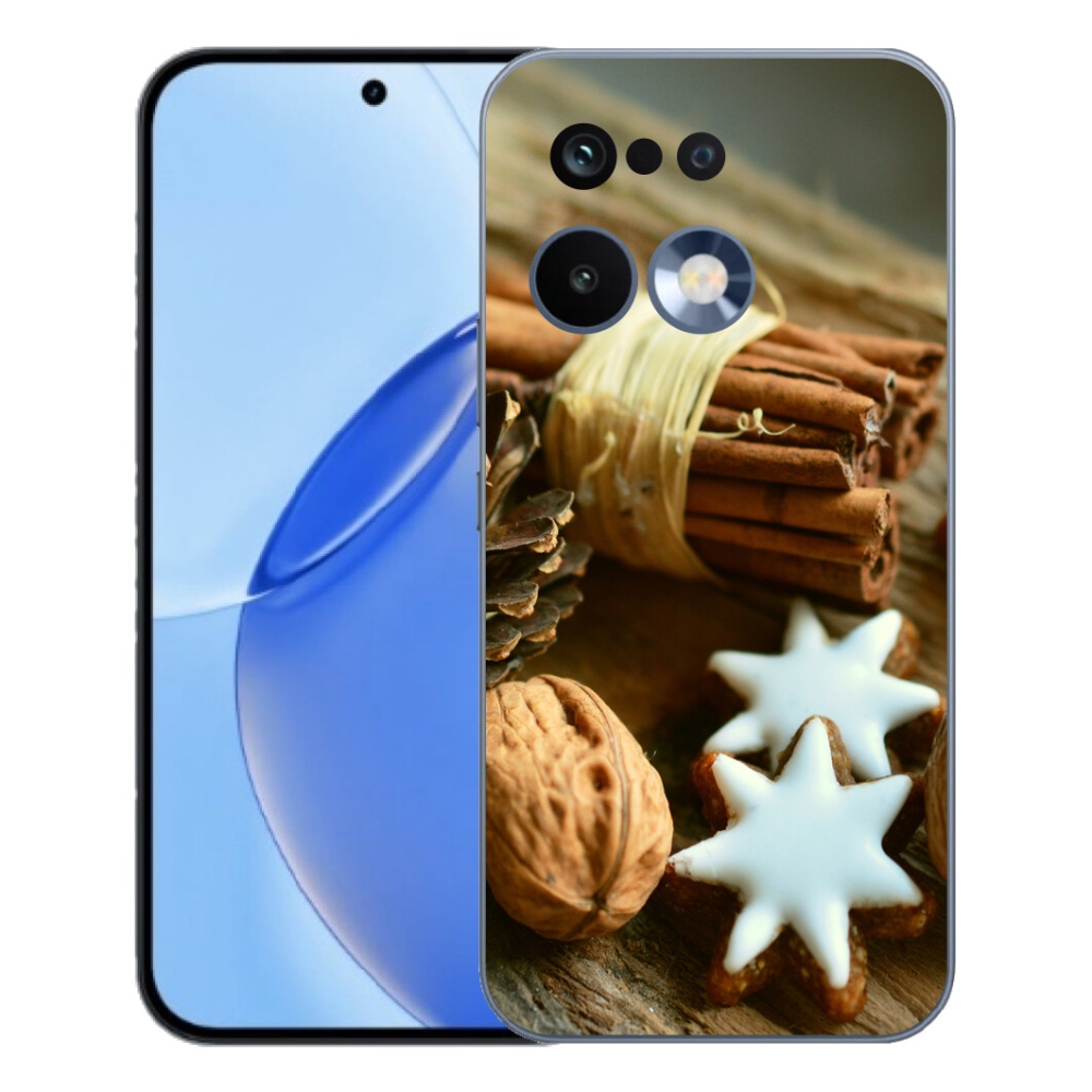Gelový kryt mmCase na Realme 16 Pro - skořice a perníčky