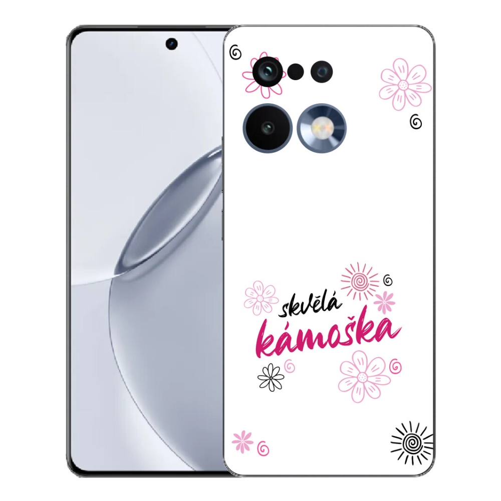Gelový kryt mmCase na Realme 16 Pro+ - skvělá kámoška bílé pozadí