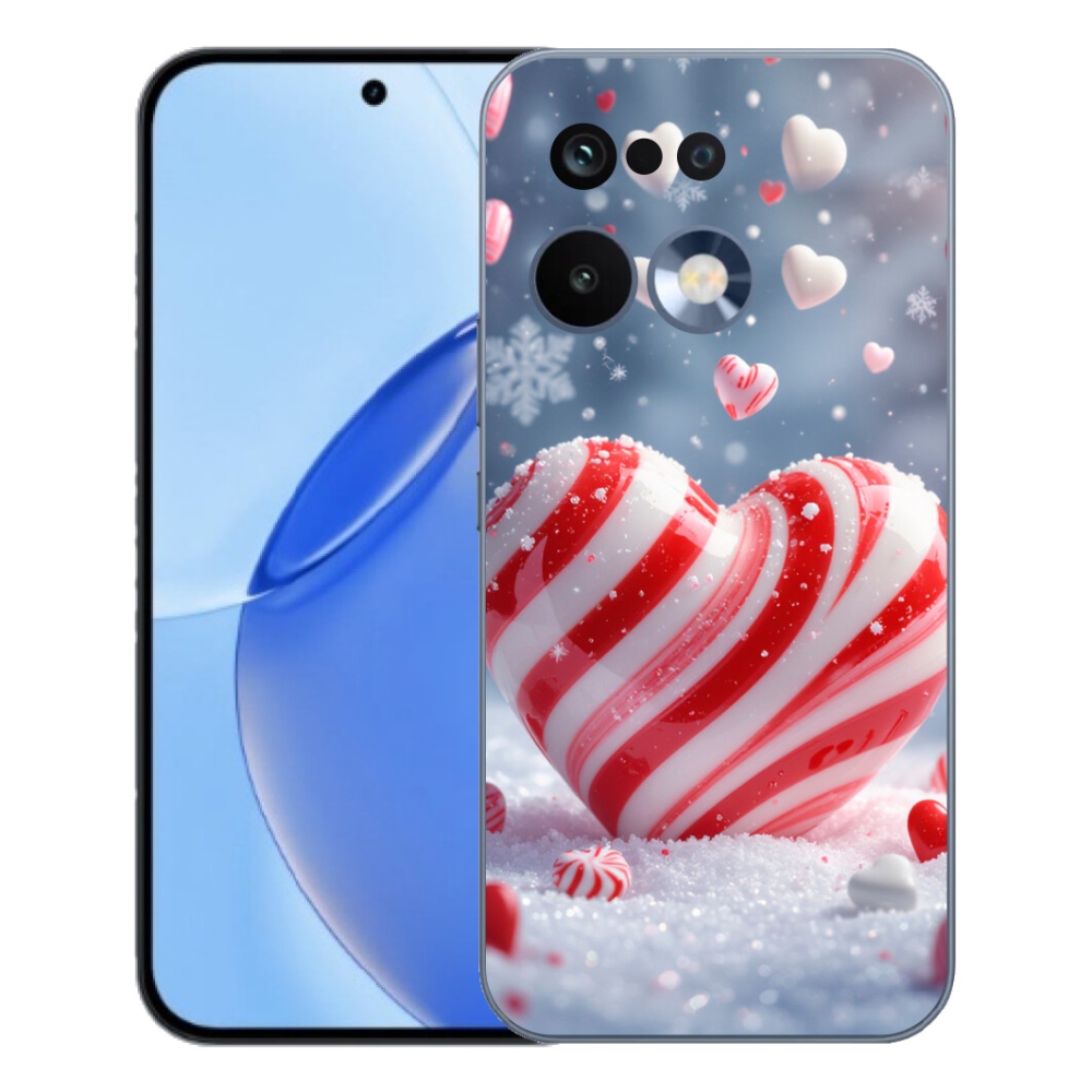 Gelový kryt mmCase na Realme 16 Pro - sladké srdce