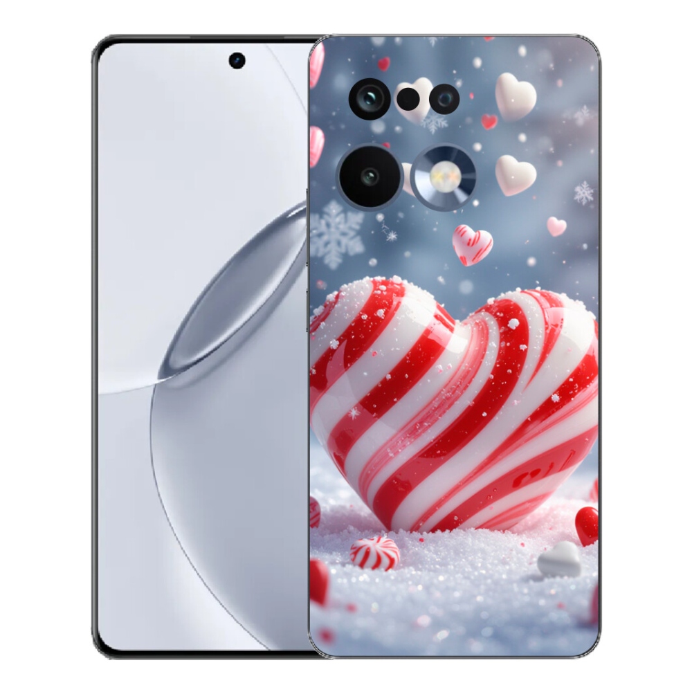 Gelový kryt mmCase na Realme 16 Pro+ - sladké srdce