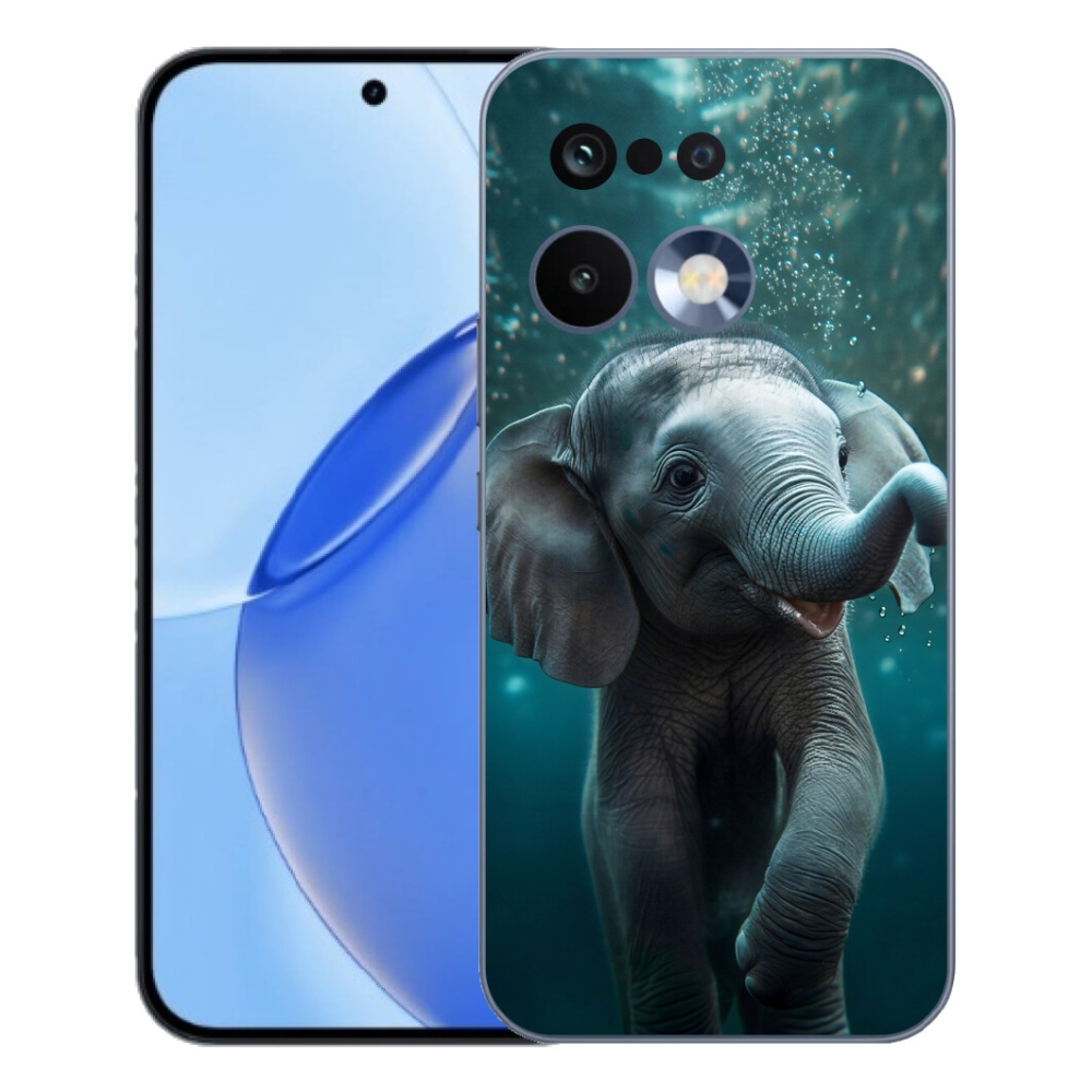 Gelový kryt mmCase na Realme 16 Pro - slůně pod vodou