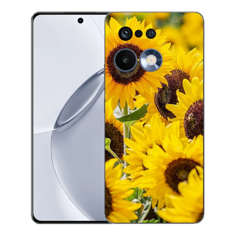 Gelový kryt mmCase na Realme 16 Pro+ - slunečnice