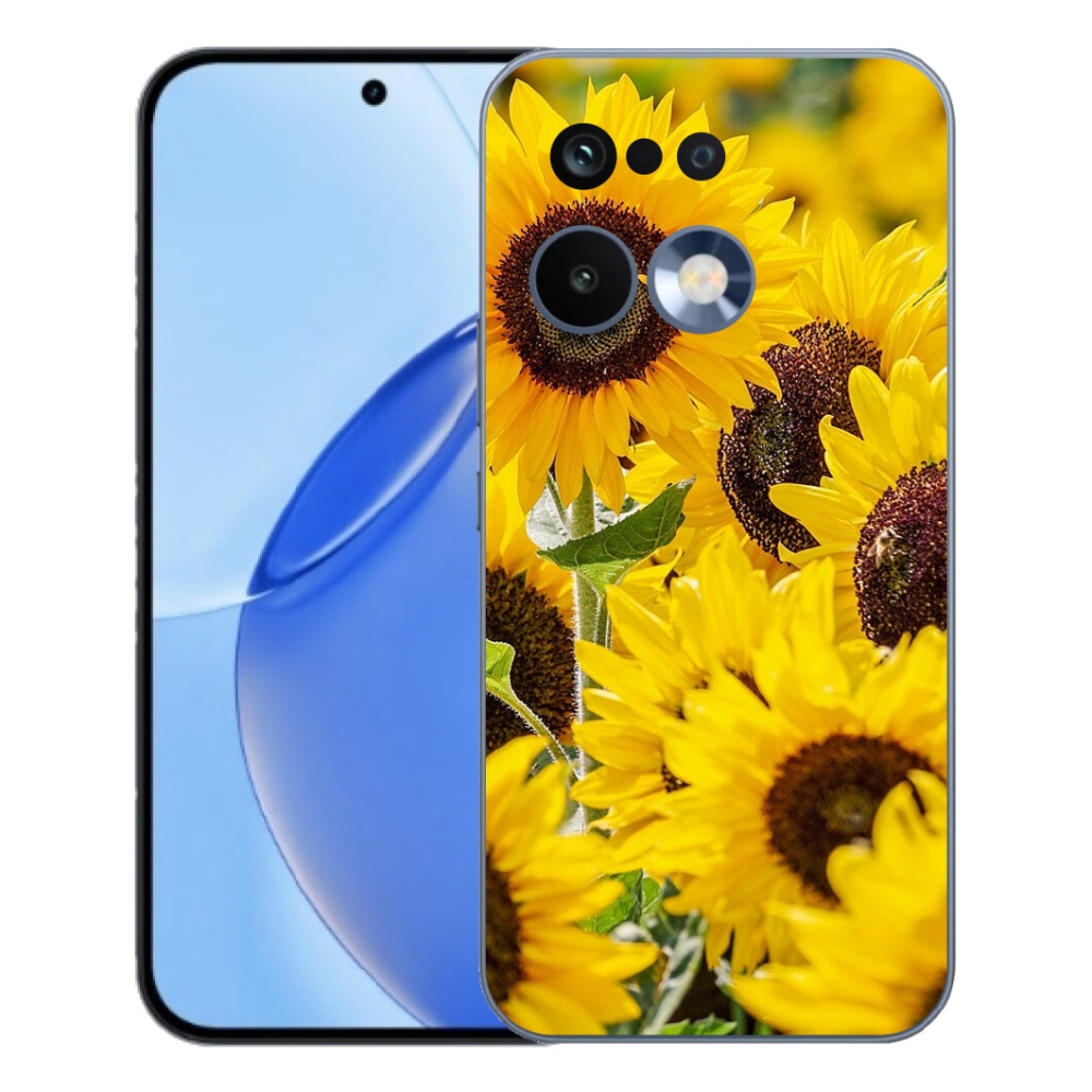 Gelový kryt mmCase na Realme 16 Pro - slunečnice