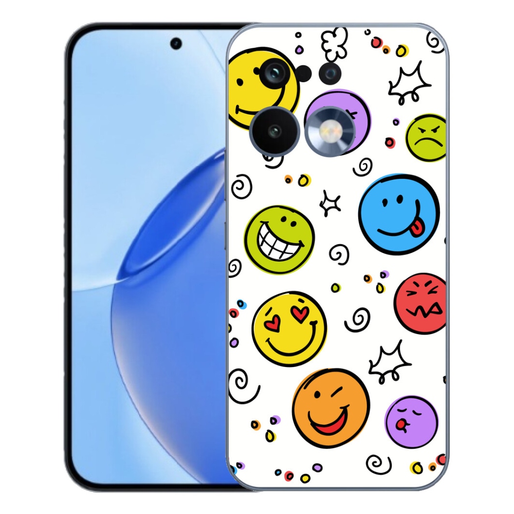 Gelový kryt mmCase na Realme 16 Pro - smajlíci