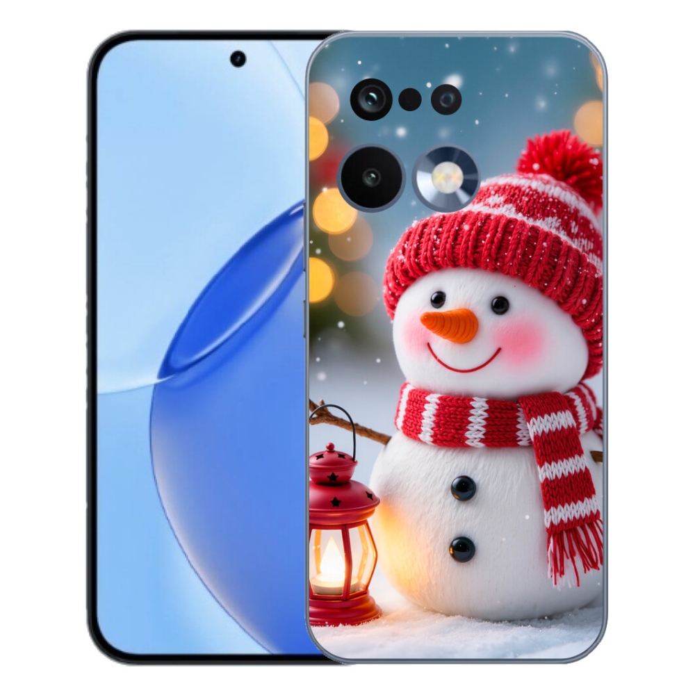 Gelový kryt mmCase na Realme 16 Pro - sněhulák 2
