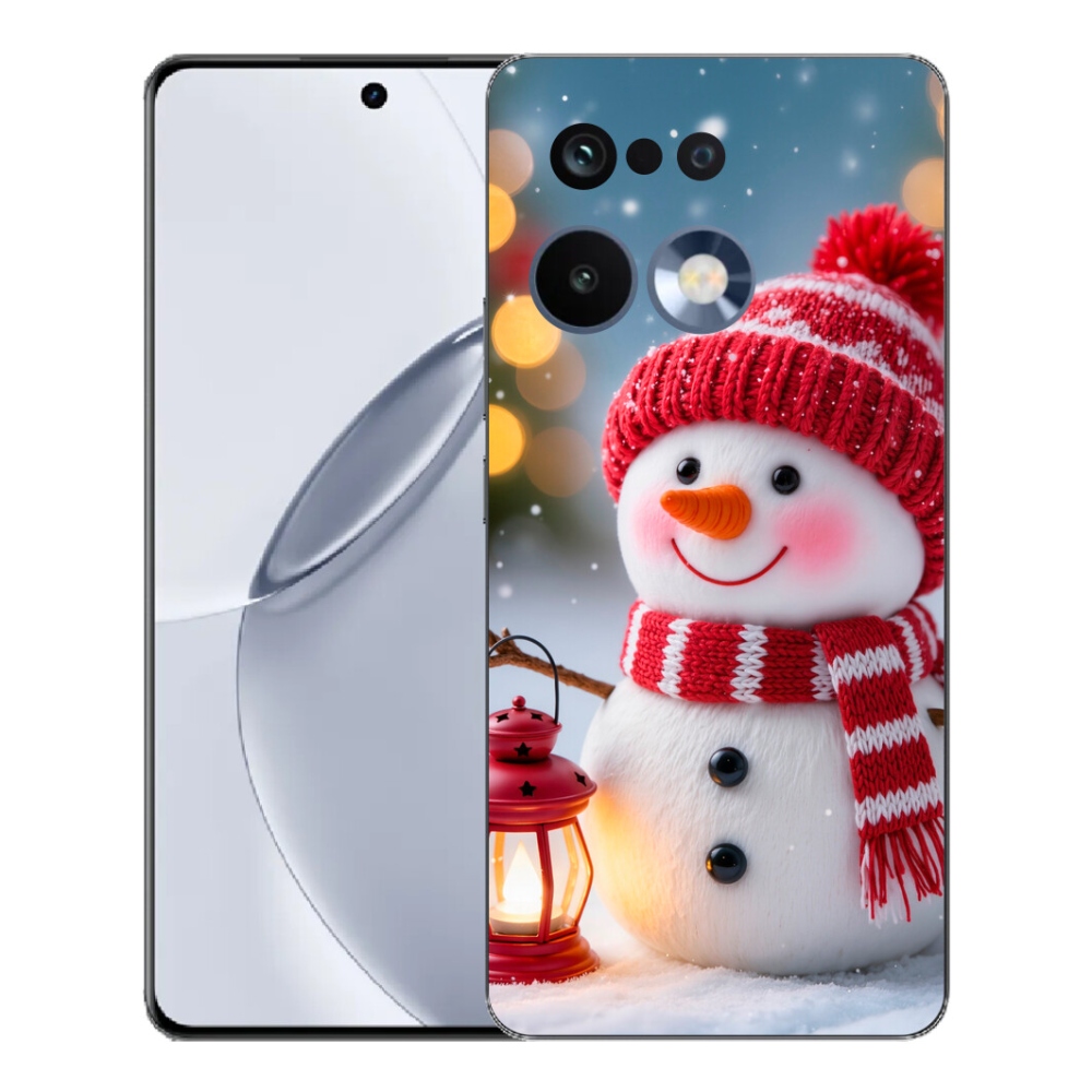 Gelový kryt mmCase na Realme 16 Pro+ - sněhulák 2