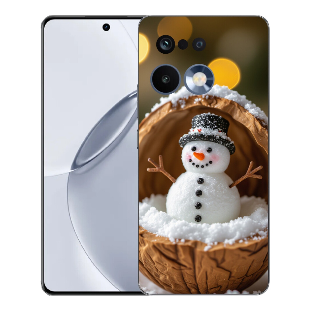 Gelový kryt mmCase na Realme 16 Pro+ - sněhulák 4