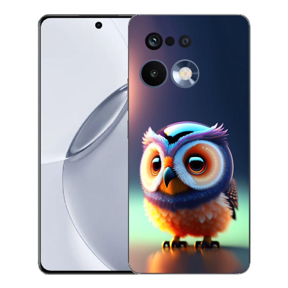Gelový kryt mmCase na Realme 16 Pro+ - sovička