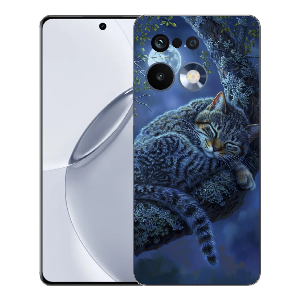Gelový kryt mmCase na Realme 16 Pro+ - spící kočka