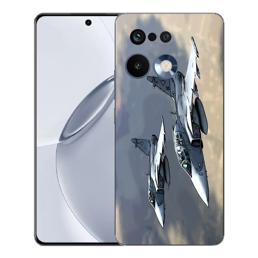 Gelový kryt mmCase na Realme 16 Pro+ - stíhačky