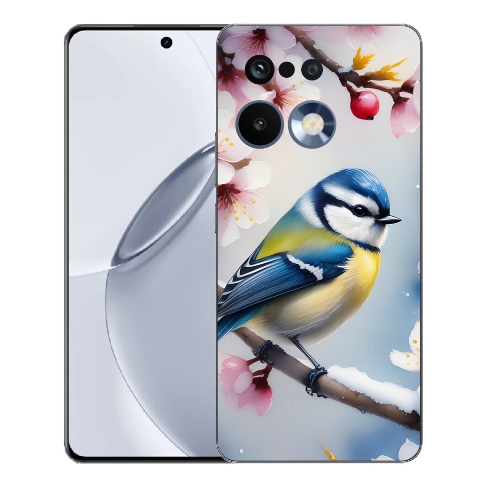 Gelový kryt mmCase na Realme 16 Pro+ - sýkorka