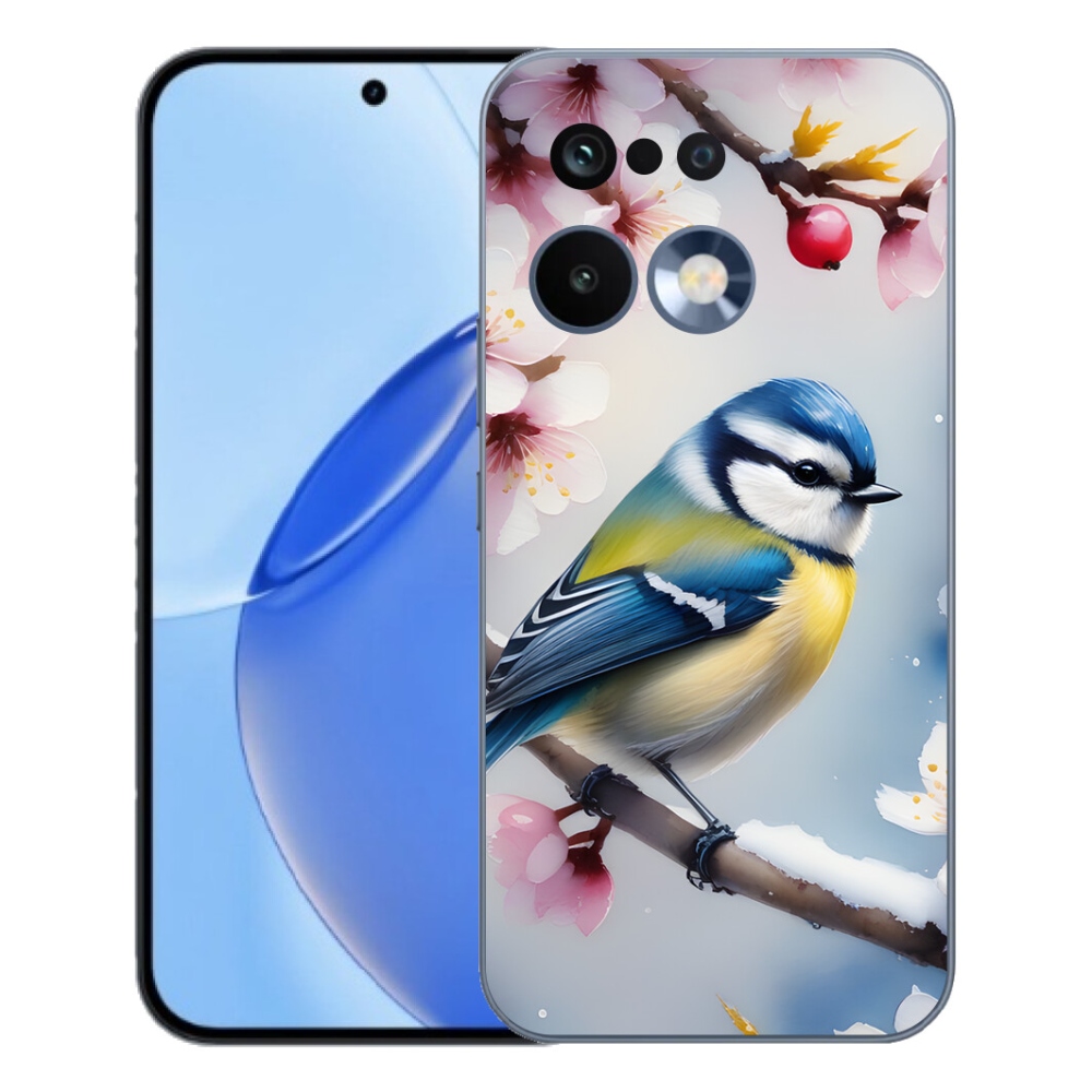 Gelový kryt mmCase na Realme 16 Pro - sýkorka