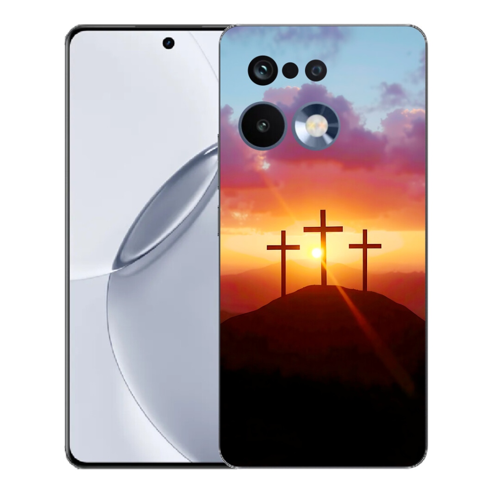 Gelový kryt mmCase na Realme 16 Pro+ - tři kříže