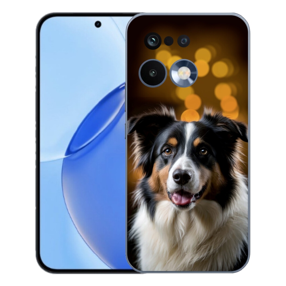 Gelový kryt mmCase na Realme 16 Pro - usměvavý australský ovčák