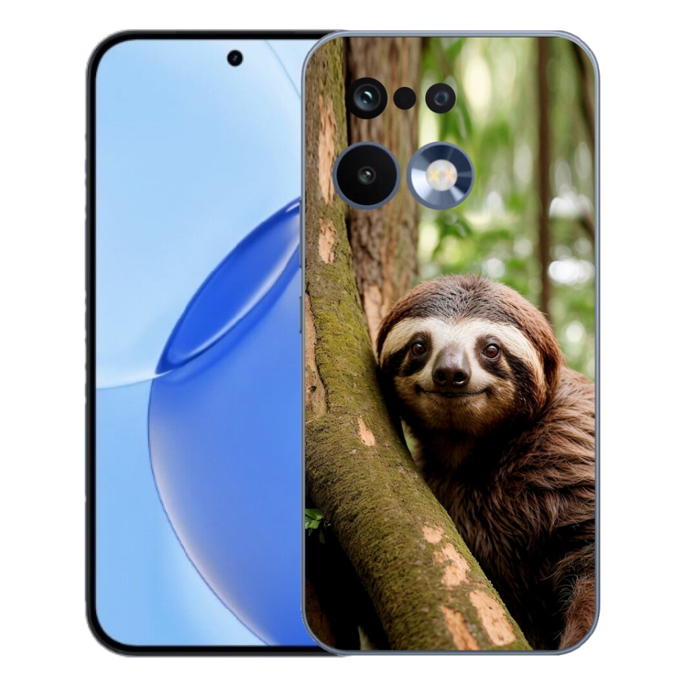 Gelový kryt mmCase na Realme 16 Pro - usměvavý lenochod