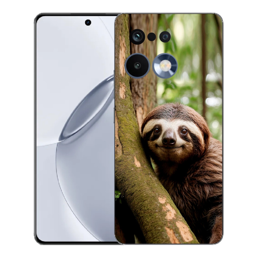 Gelový kryt mmCase na Realme 16 Pro+ - usměvavý lenochod