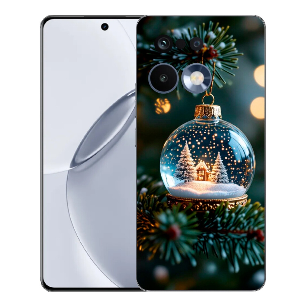 Gelový kryt mmCase na Realme 16 Pro+ - vánoční koule 2