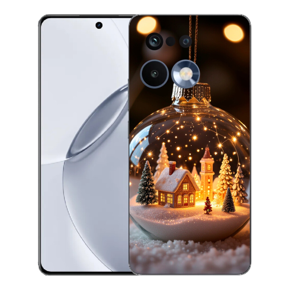 Gelový kryt mmCase na Realme 16 Pro+ - vánoční koule 3
