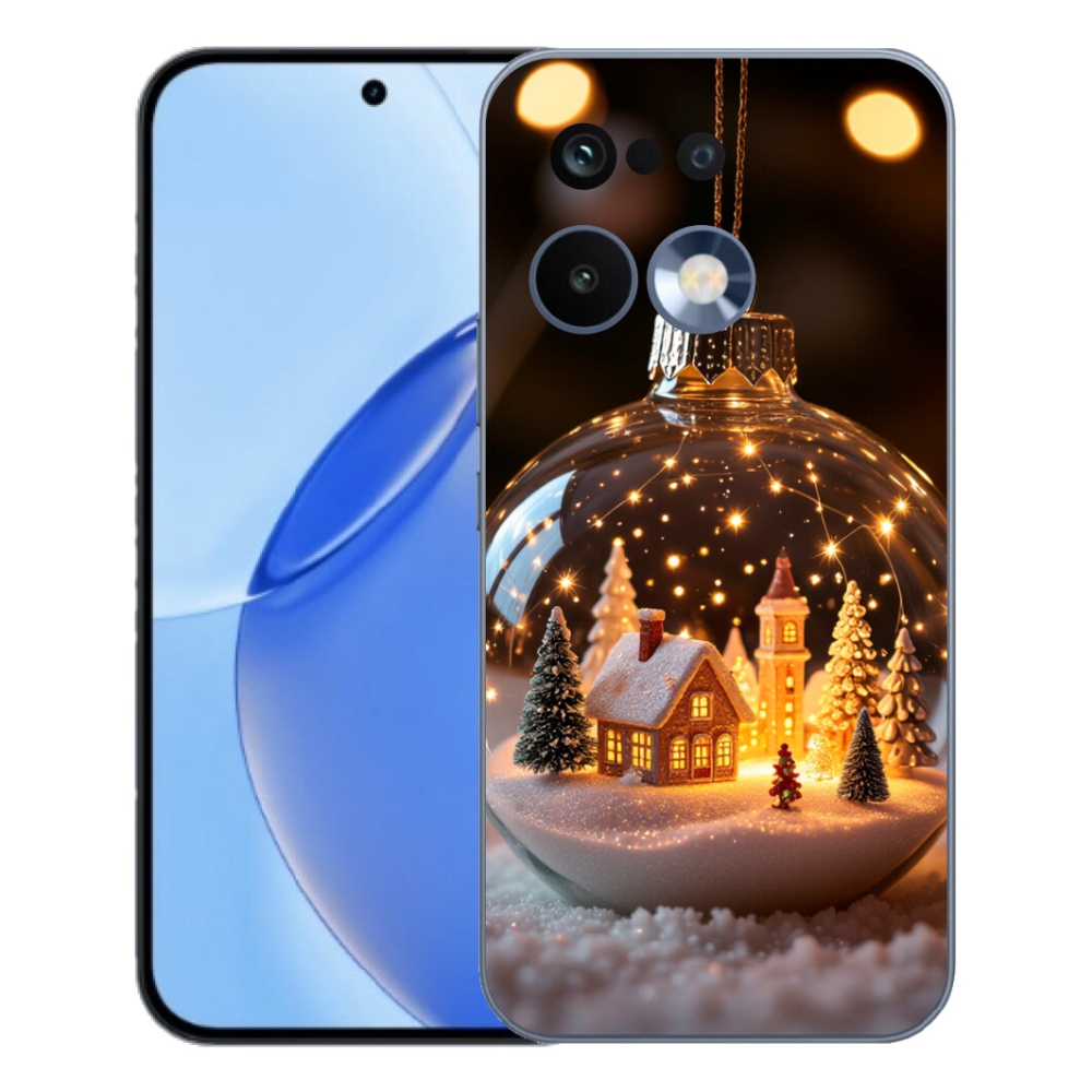 Gelový kryt mmCase na Realme 16 Pro - vánoční koule 3
