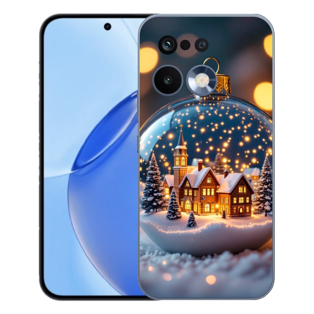 Gelový kryt mmCase na Realme 16 Pro - vánoční koule 4