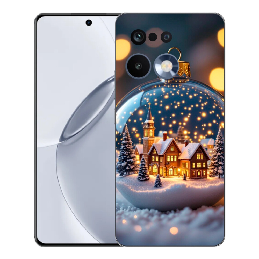 Gelový kryt mmCase na Realme 16 Pro+ - vánoční koule 4