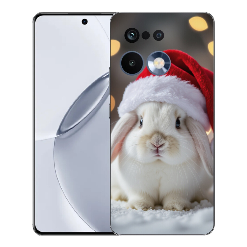 Gelový kryt mmCase na Realme 16 Pro+ - vánoční králík