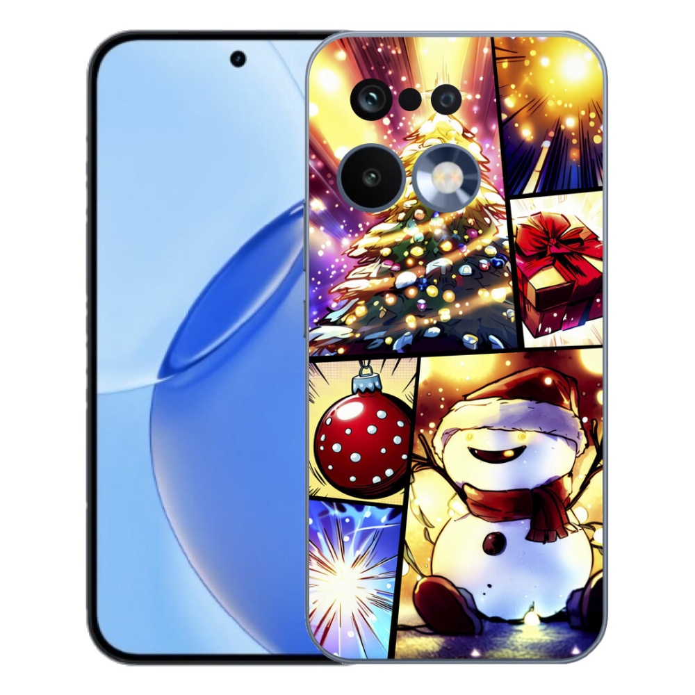 Gelový kryt mmCase na Realme 16 Pro - vánoční motivy 1