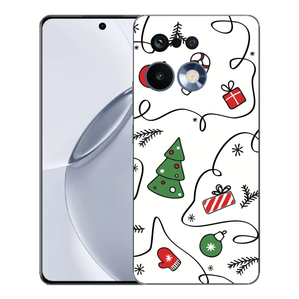 Gelový kryt mmCase na Realme 16 Pro+ - vánoční motivy