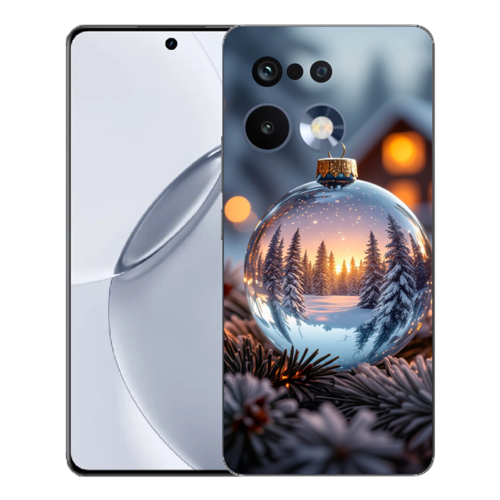 Gelový kryt mmCase na Realme 16 Pro+ - vánoční ozdoba
