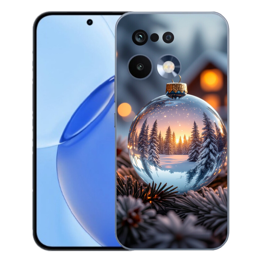 Gelový kryt mmCase na Realme 16 Pro - vánoční ozdoba