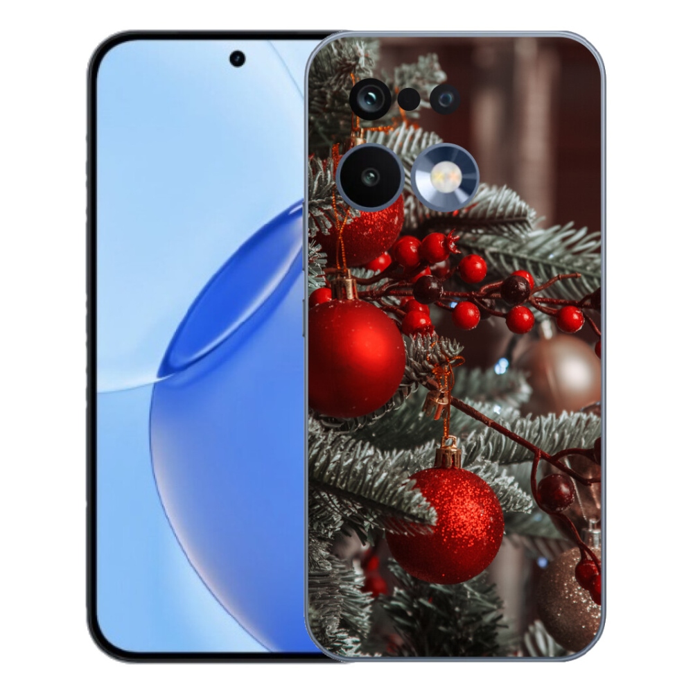 Gelový kryt mmCase na Realme 16 Pro - vánoční ozdoby 2