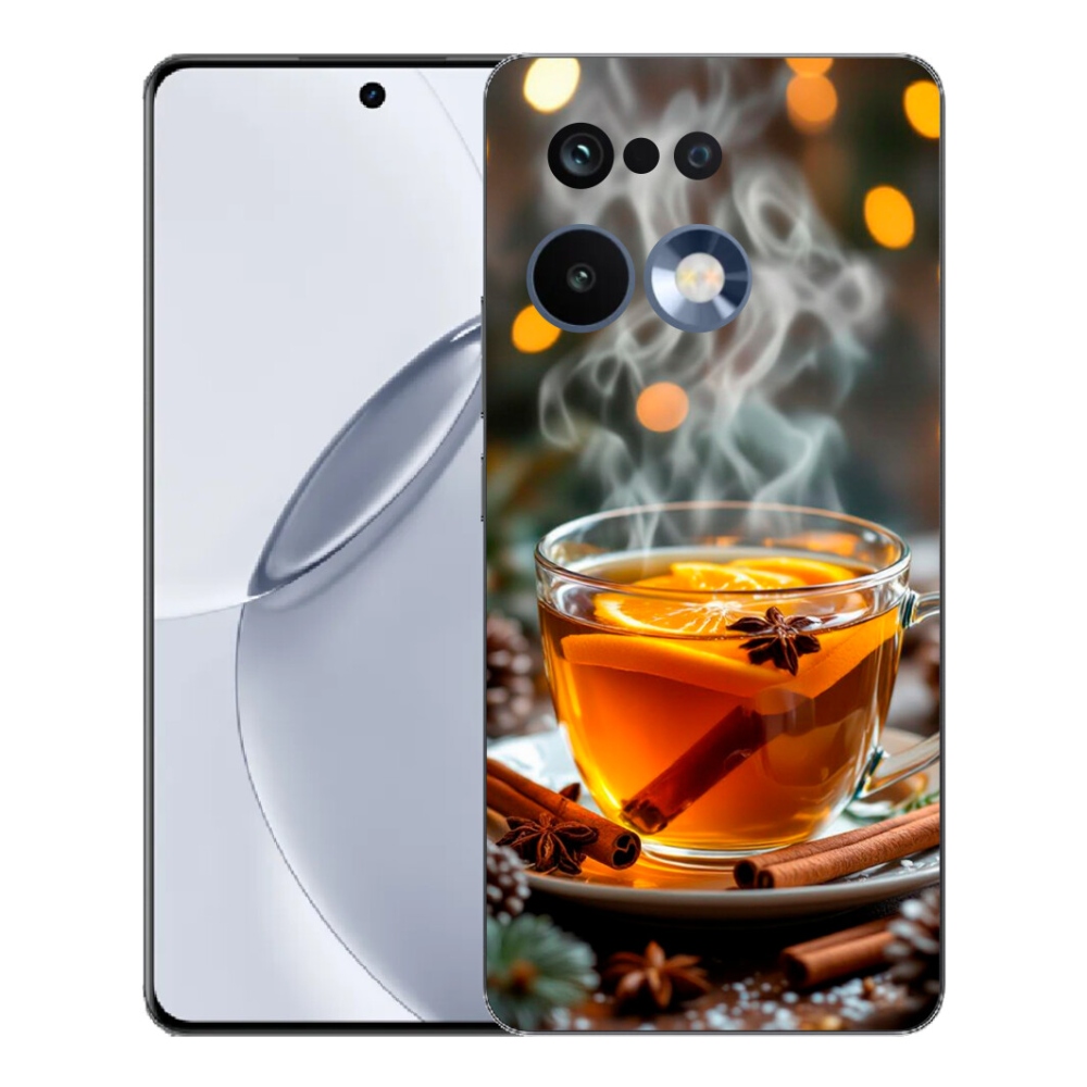 Gelový kryt mmCase na Realme 16 Pro+ - vánoční punč
