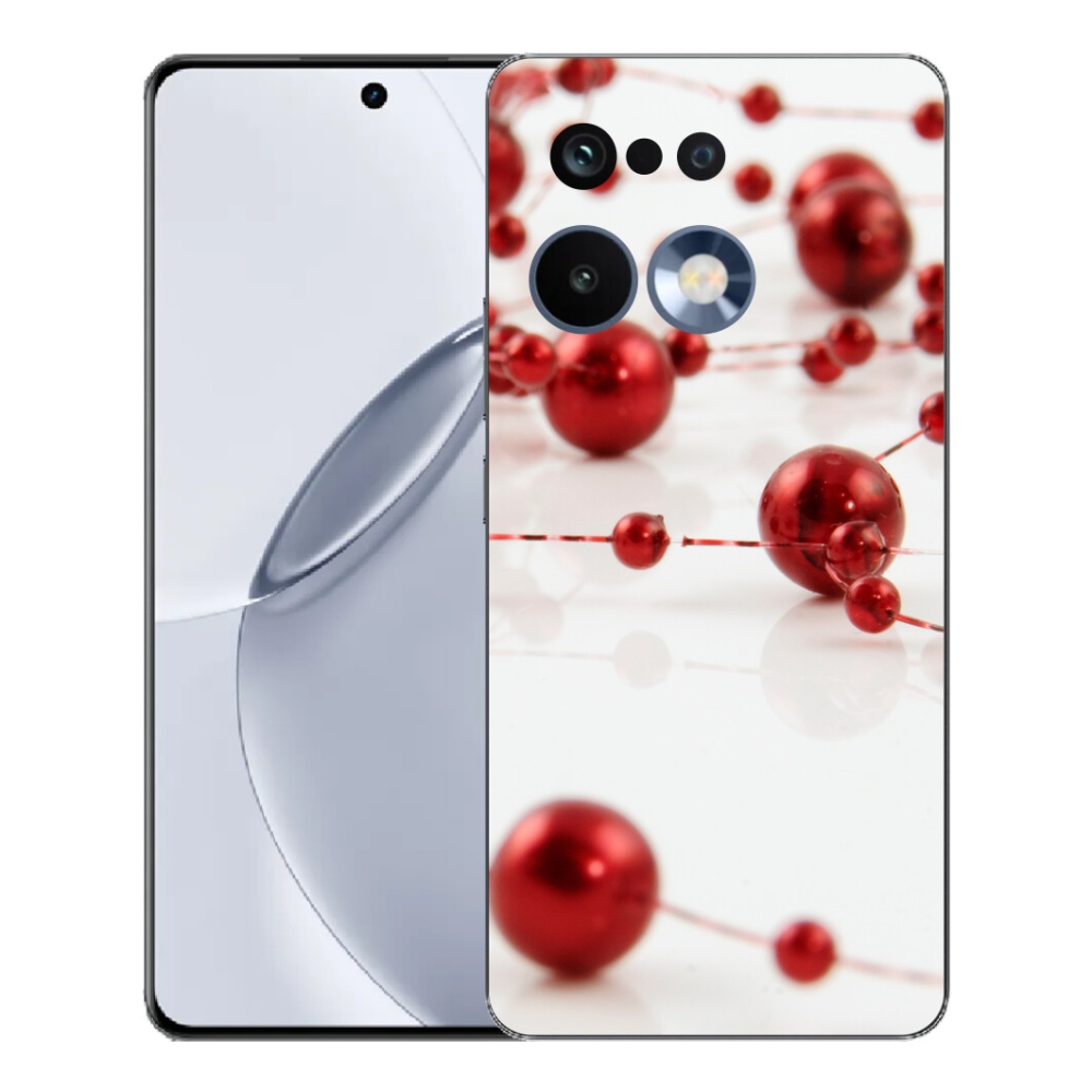 Gelový kryt mmCase na Realme 16 Pro+ - vánoční řetěz