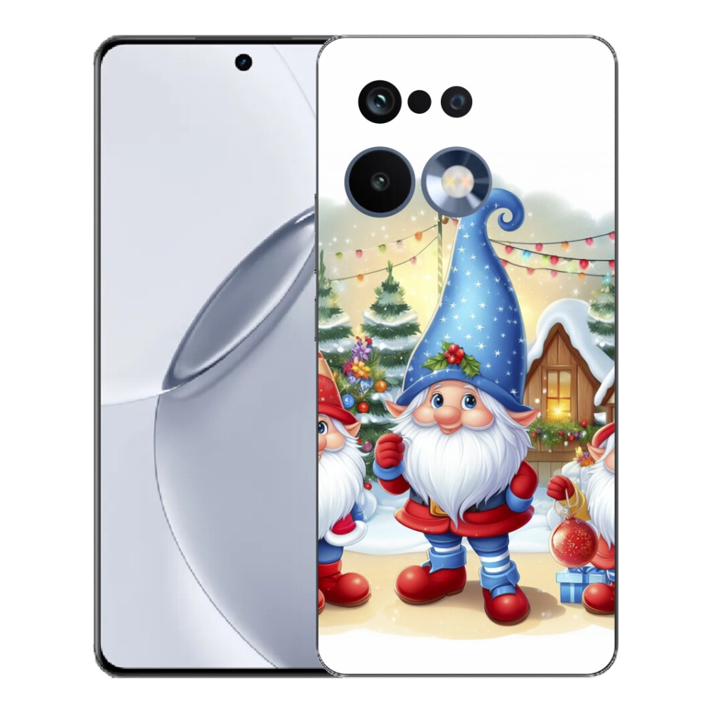 Gelový kryt mmCase na Realme 16 Pro+ - vánoční skřítci