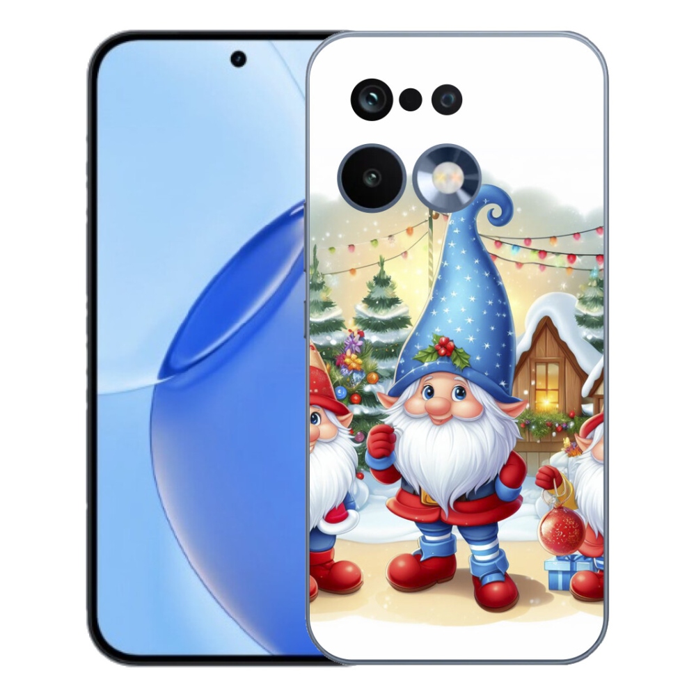 Gelový kryt mmCase na Realme 16 Pro - vánoční skřítci