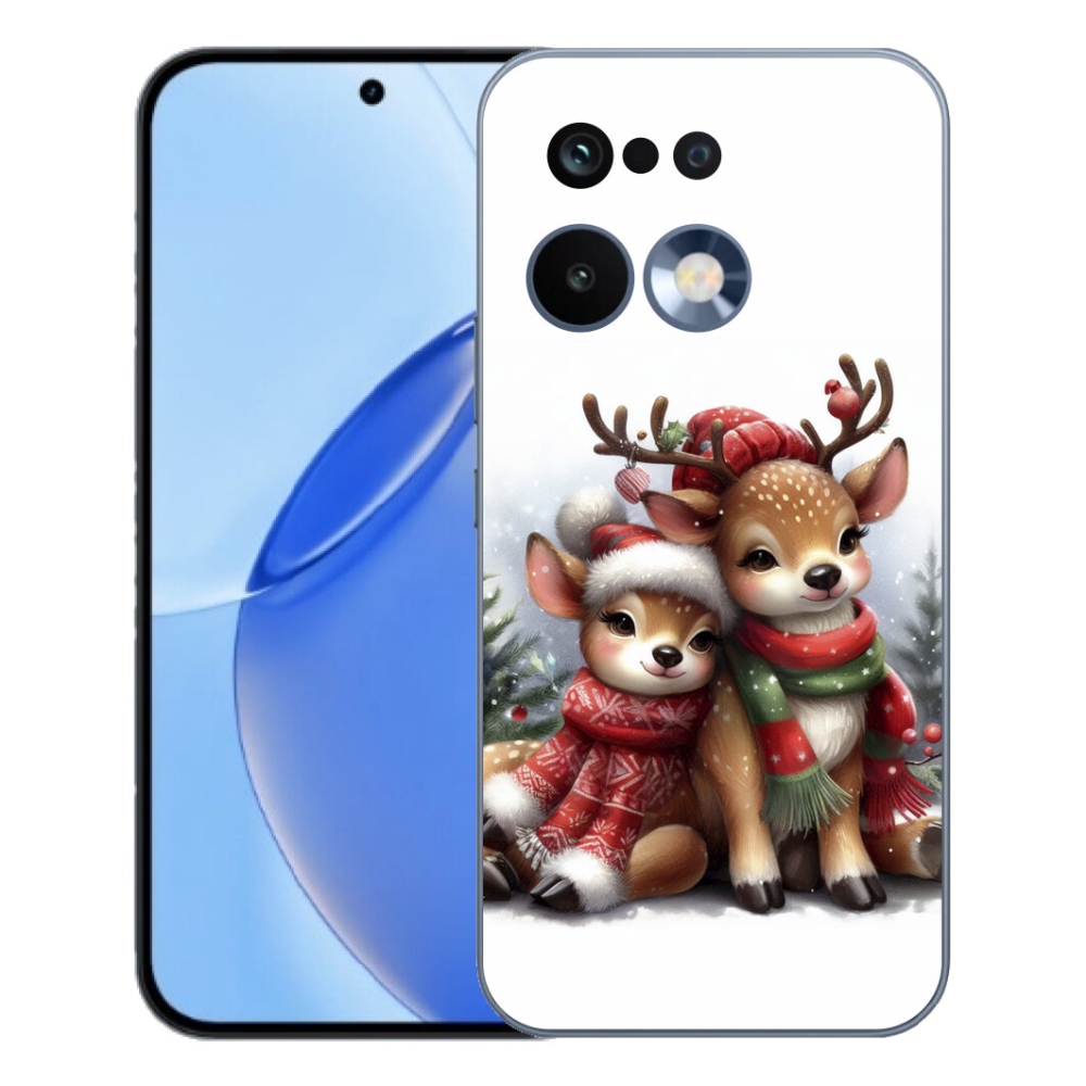 Gelový kryt mmCase na Realme 16 Pro - vánoční sobi