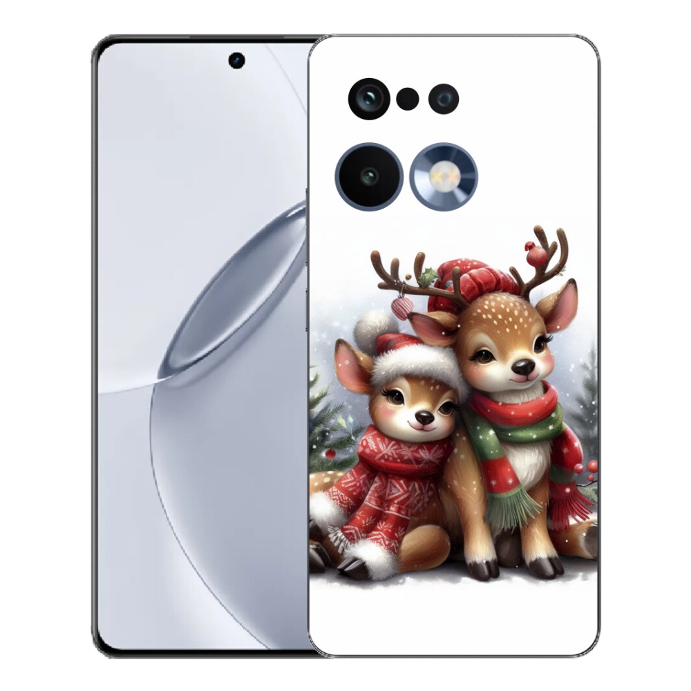 Gelový kryt mmCase na Realme 16 Pro+ - vánoční sobi