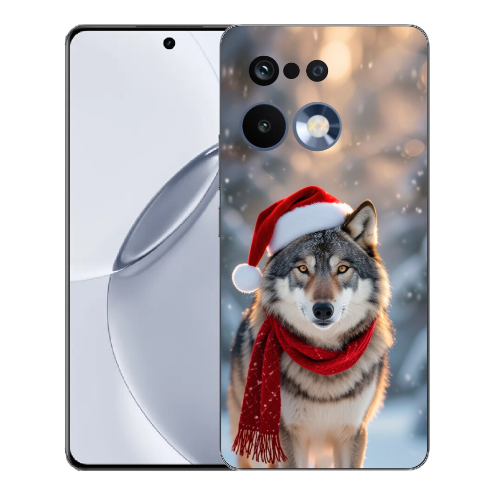 Gelový kryt mmCase na Realme 16 Pro+ - vánoční vlk