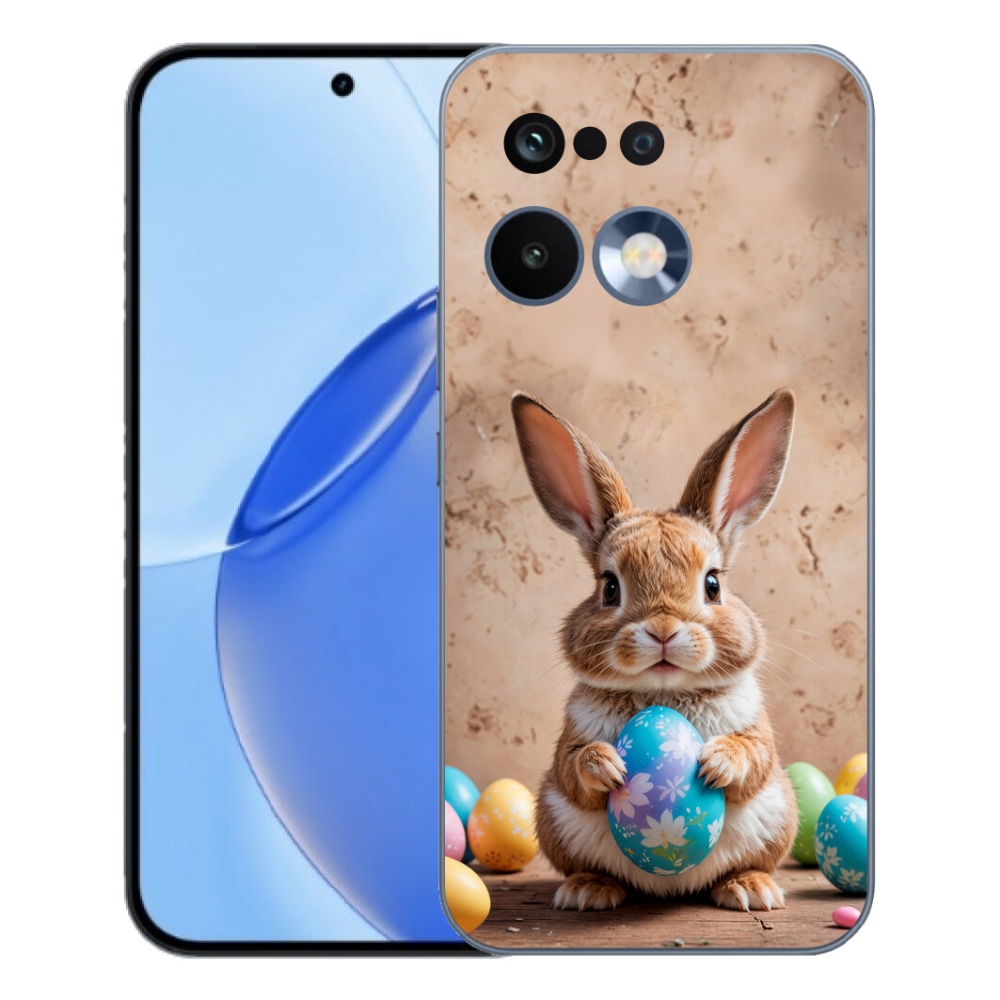 Gelový kryt mmCase na Realme 16 Pro - velikonoční králíček