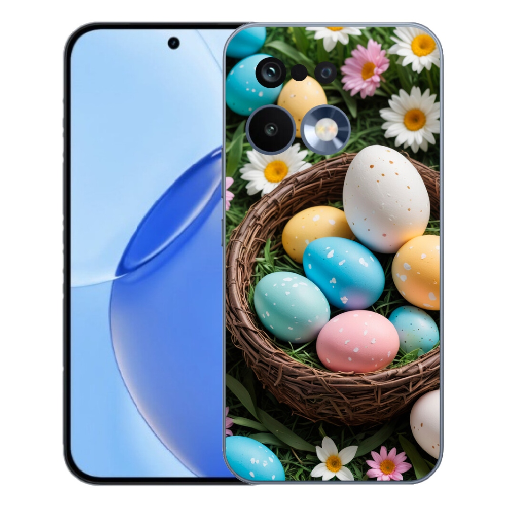 Gelový kryt mmCase na Realme 16 Pro - velikonoční vajíčka 2