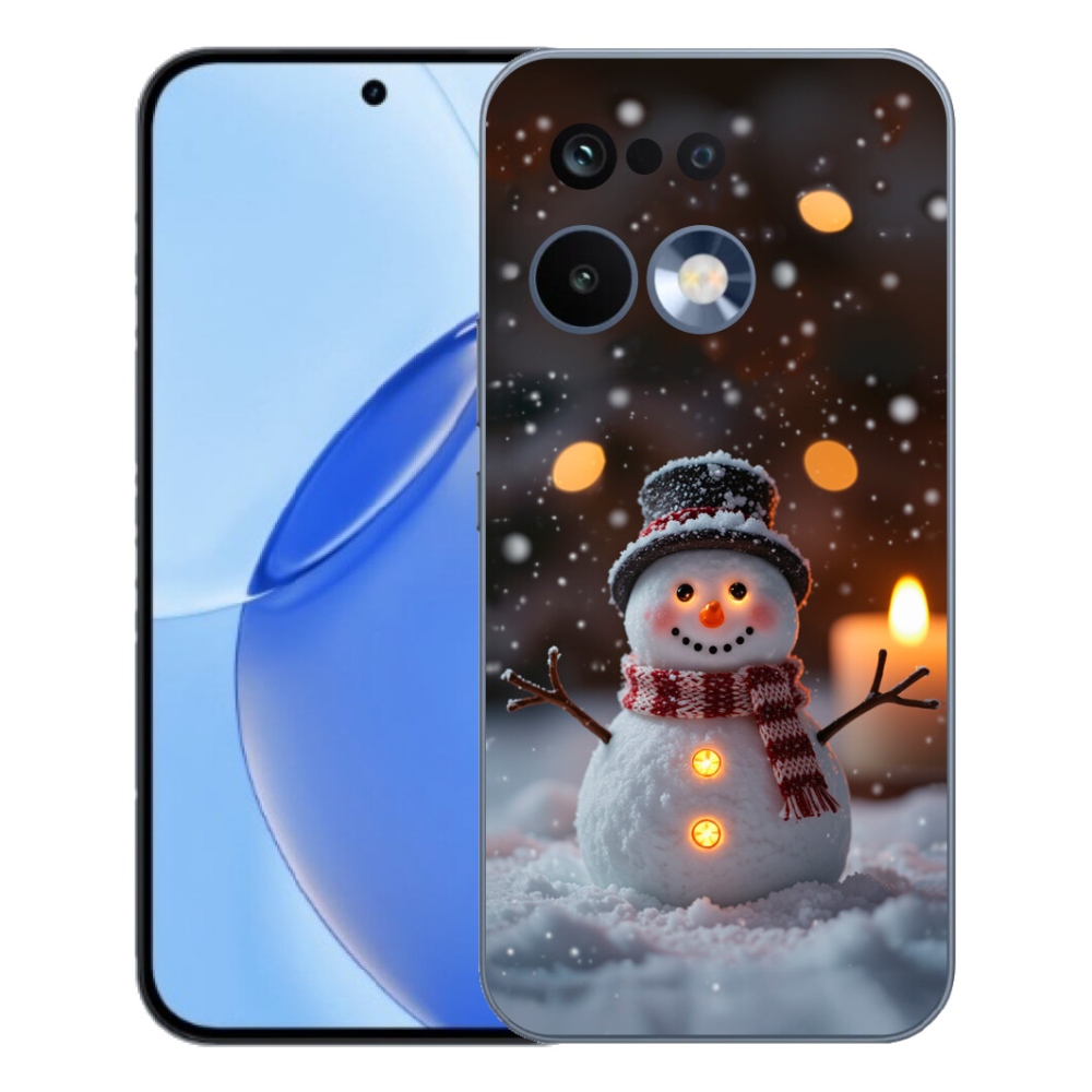 Gelový kryt mmCase na Realme 16 Pro - veselý sněhulák
