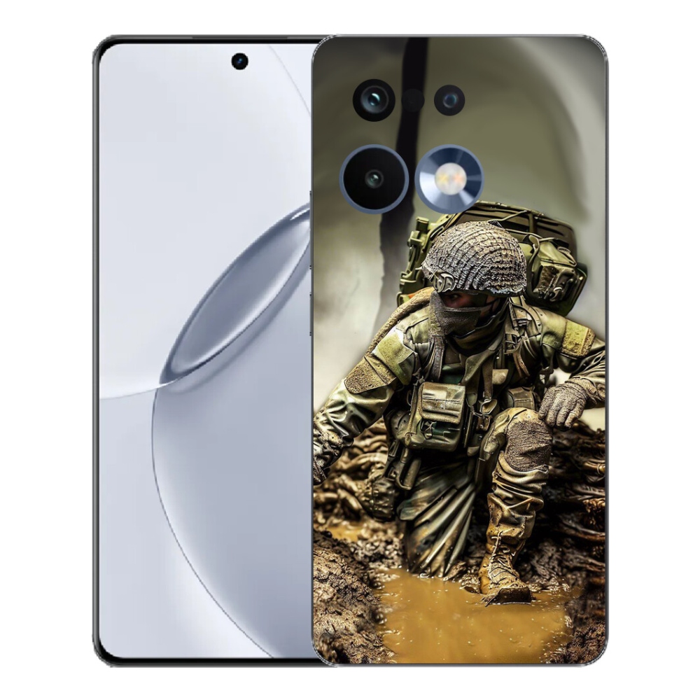 Gelový kryt mmCase na Realme 16 Pro+ - voják